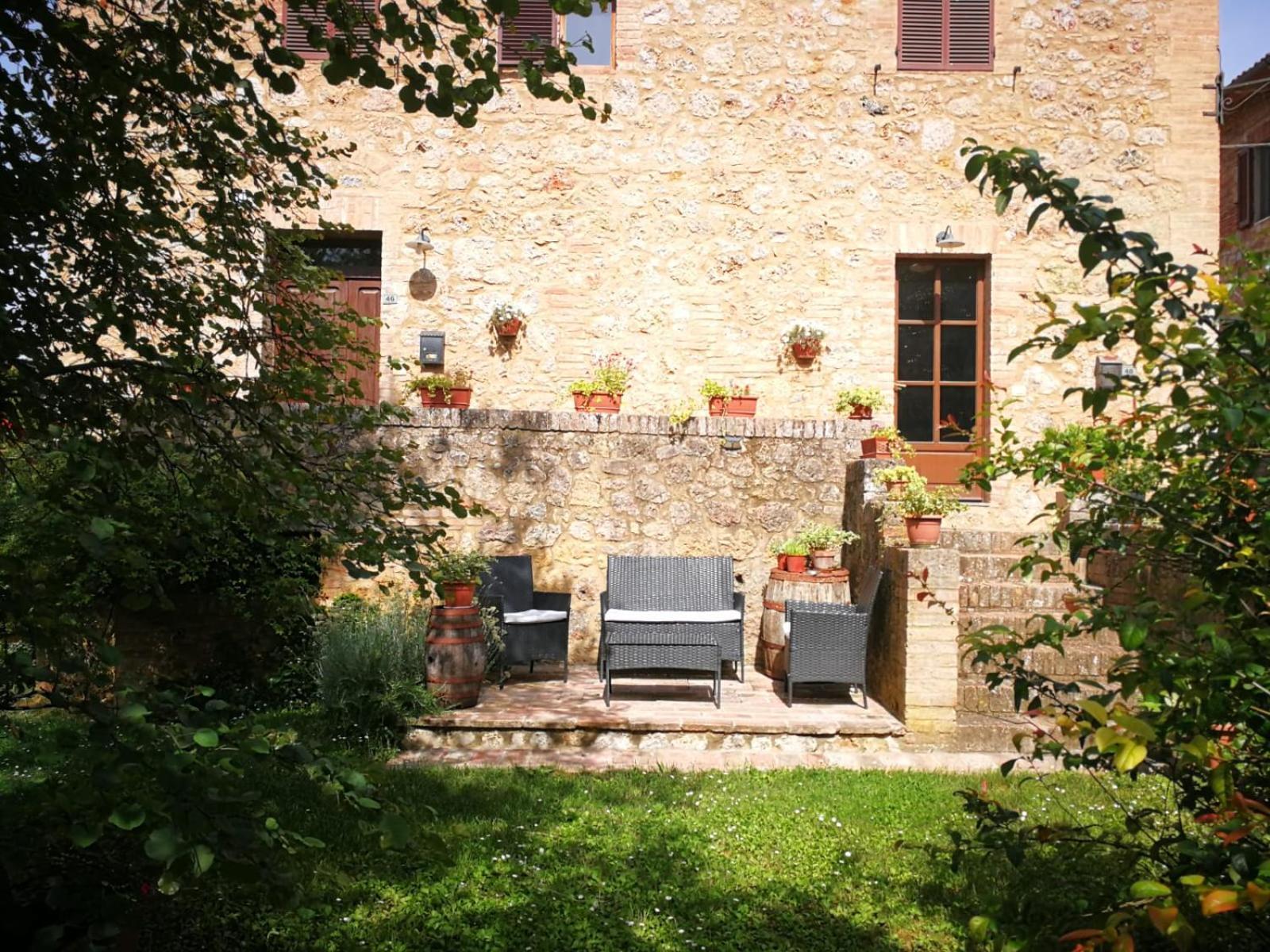 Claudia Vacanza Toscana - Appartamento Nocciolo- 10 Min Da Siena Malignano Exteriér fotografie